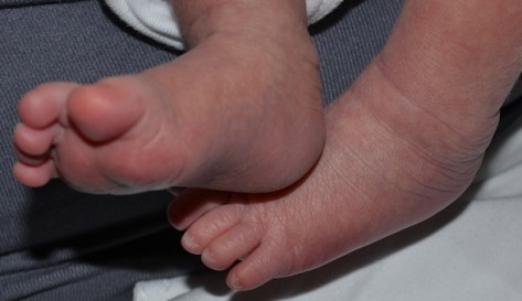 Wat een kleine voetjes Wat een kleine voetjes